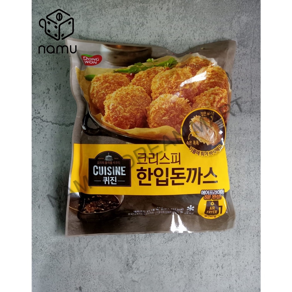 

Dongwon Cuisine Crispy Pork Cutlet 450gr Nugget Daging Babi Berbumbu Lapis Tepung
