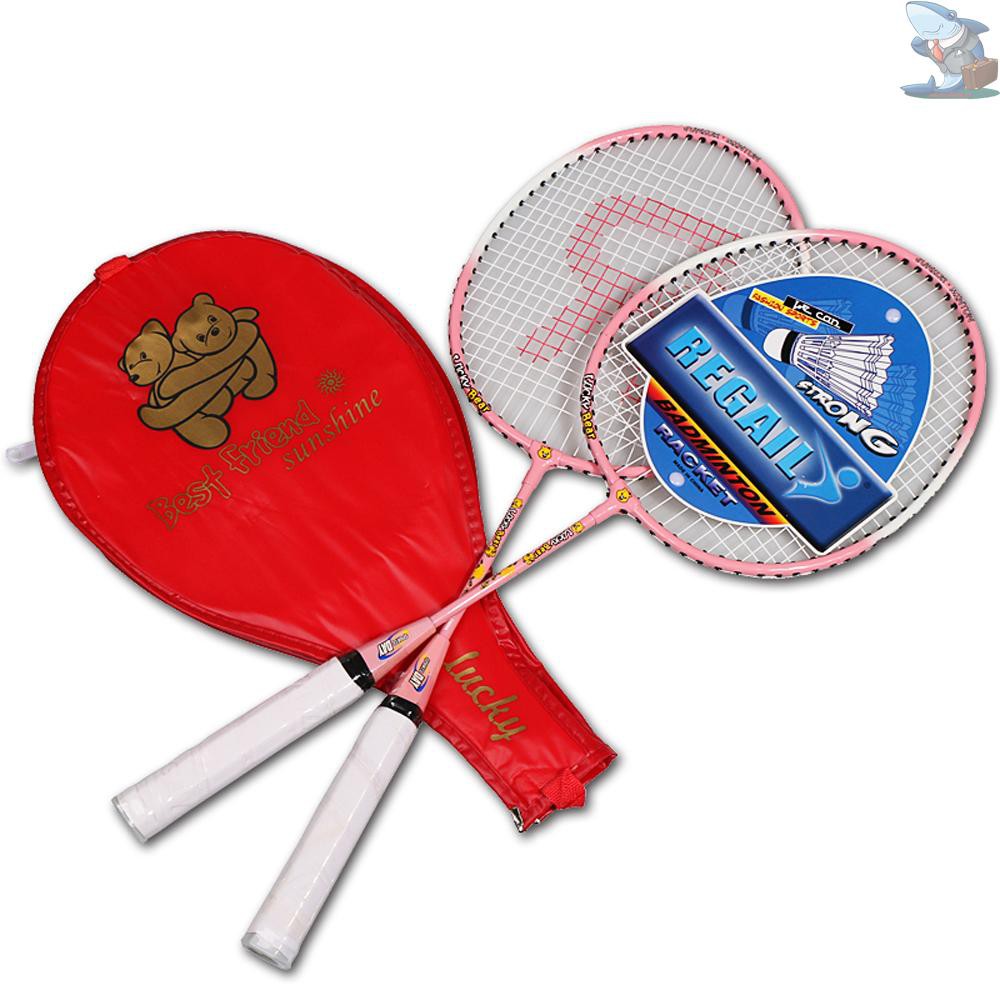Smarkshark 2pcs Raket Badminton Motif Kartun Bahan Ferro Alloy Anti Karat Untuk Anak Shopee Indonesia