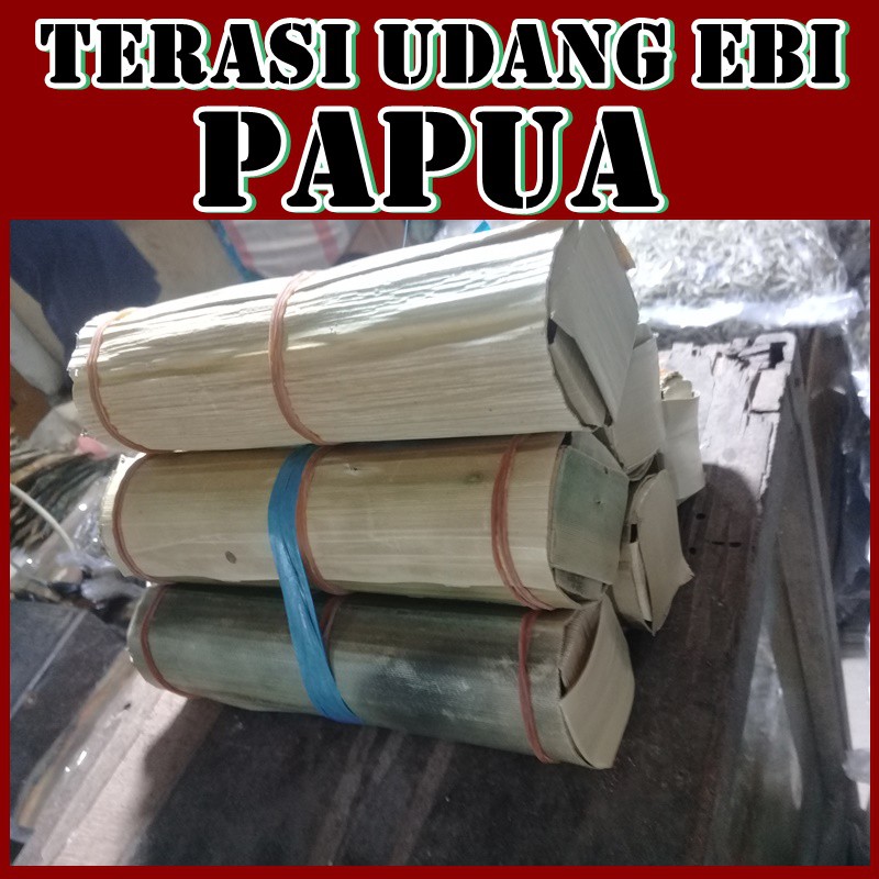 

Terasi Udang Ebi Asli Sorong Papua rasa enak dan mantap oleh oleh khas Papua