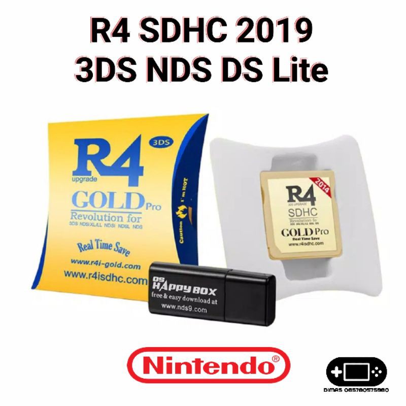 R4 Memory Card Sdhc R4i Nintendo 3ds Dsi Ndsi Ds Lite Nds Lite Ndsl 2019 Shopee Indonesia