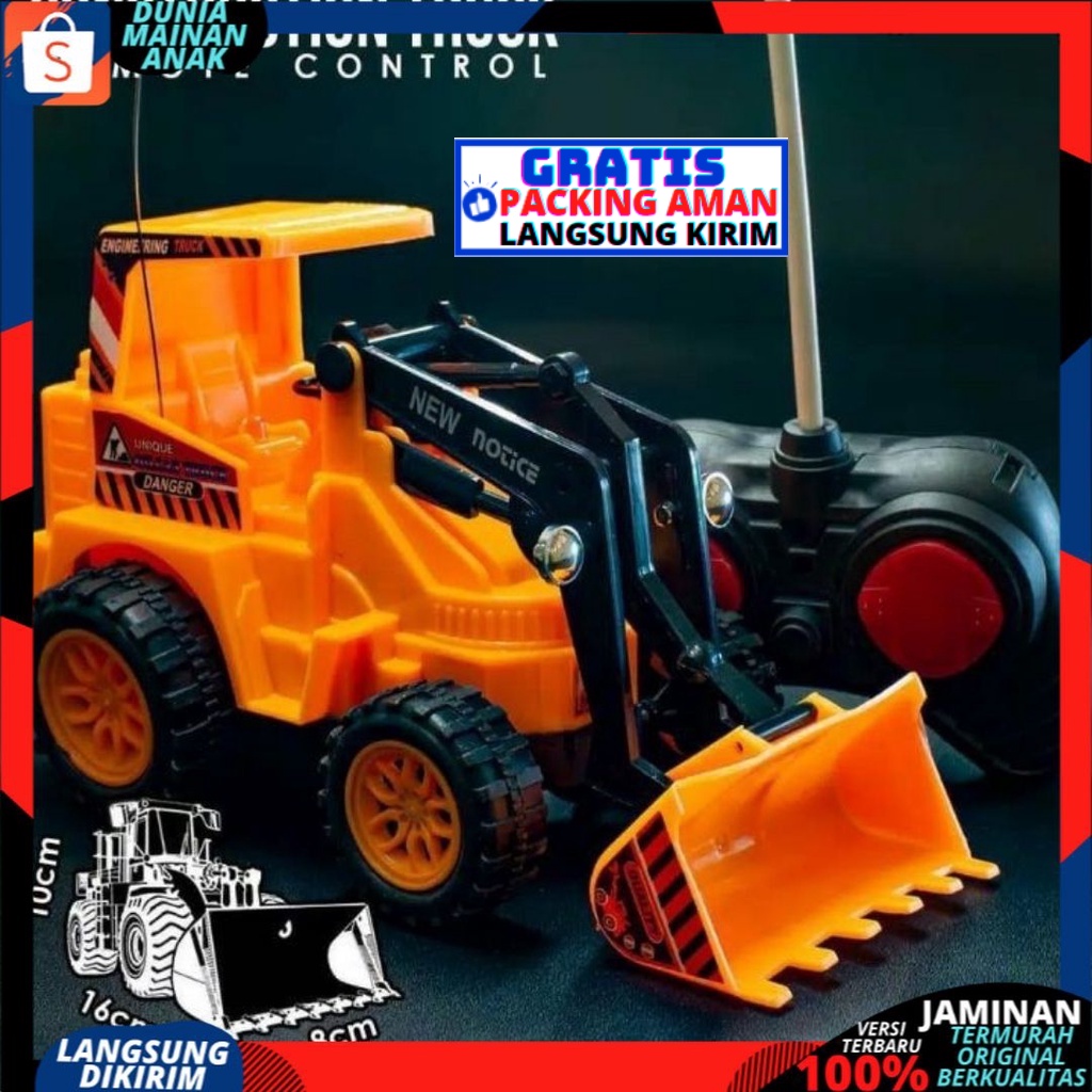 MAINAN RC MOBIL BEKO EXCAVATOR TRUK KONSTRUKSI ENGINEERING REMOTE CONTROL TERBARU