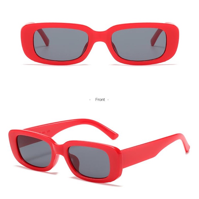 Kacamata Hitam Dengan Frame Kecil Motif Leopard Untuk Wanita