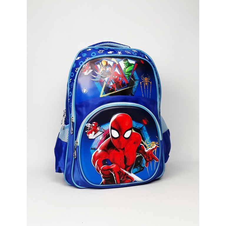 TAS ANAK COWOK TAS SEKOLAH ANAK CEWEK ALTO GAMBAR SPIDERMAN AVENGERS HELLO KITTY FROZEN LAMPU TERMURAH