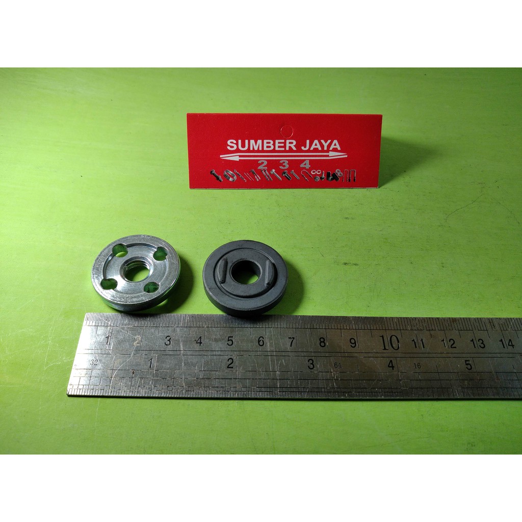 Collet Nut TAHANAN Mur Jepit Mata Gerinda Gurinda Tangan 4&quot; Inch TERMURAH