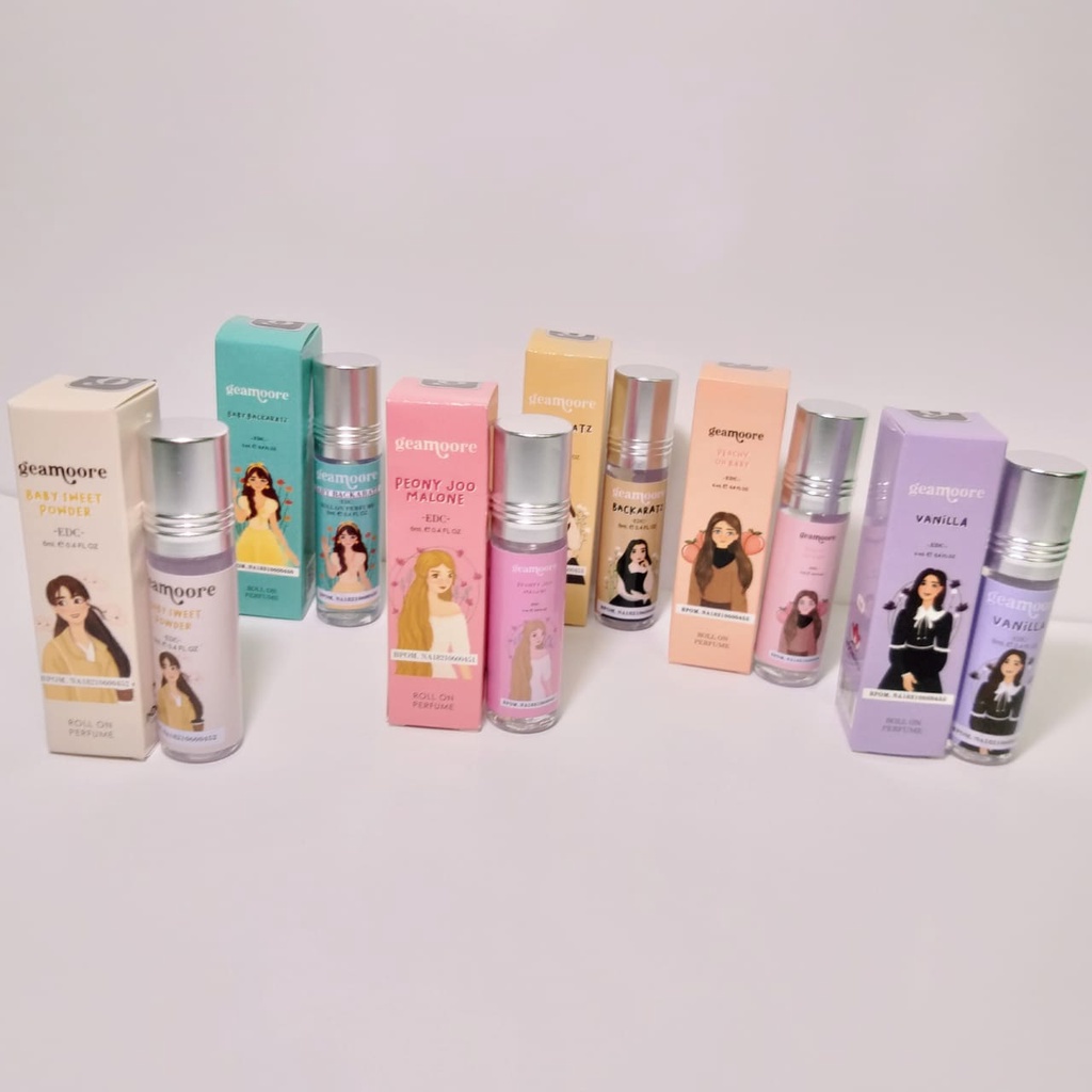 Parfum Geamoore Jomalone Peony Roll On 6ml Original Dengan Box Bisa COD BPOM