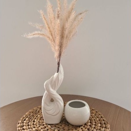 Keramik/Vas Sett Angsa Two In One