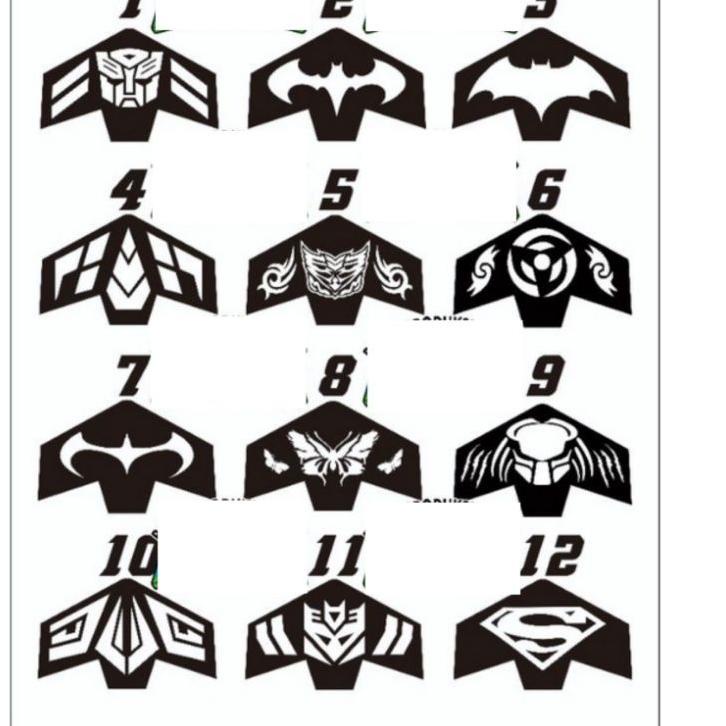 {Original} Stiker lampu belakang motor Vario New/Stiker lampuStop Vario 125/150 New/Stiker motor Var