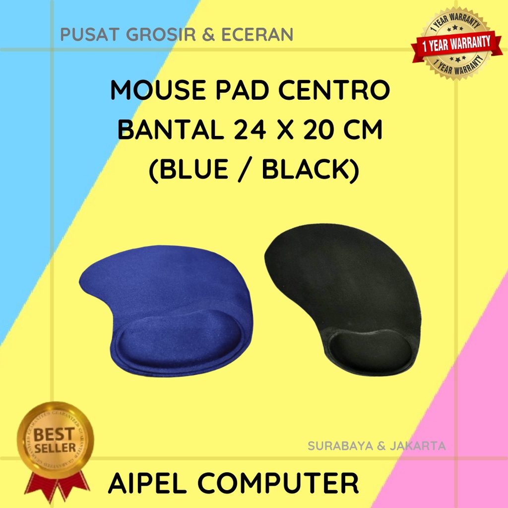 BANTAL | MOUSE PAD CENTROO BANTAL 24 X 20 CM (BLUE / BLACK)