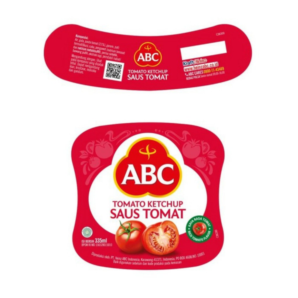 SAUS TOMAT ABC 335ML TOMATO SAUCE KETCHUP