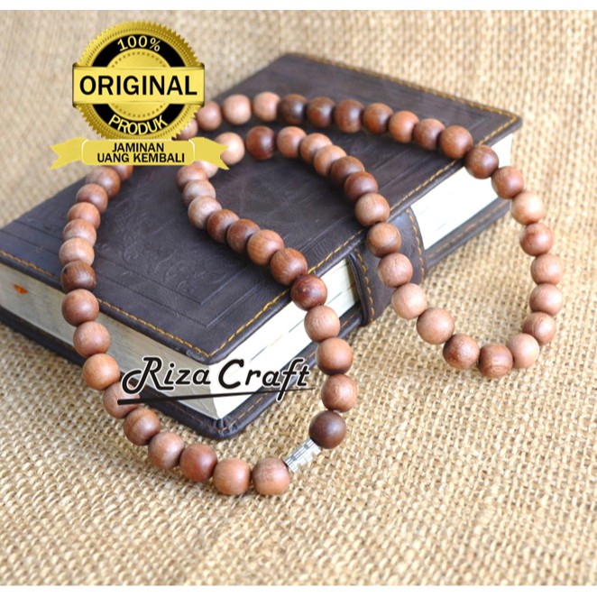 Kalung Natural Etnik Unik Kayu Stigi Laut Asli untuk Pria Wanita by Riza Craft