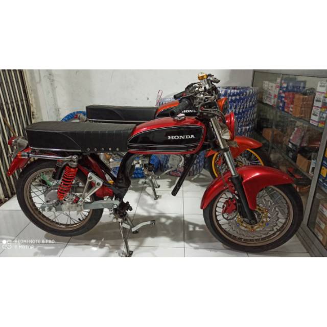 Frame CB set Merah Model CB125 Siap naik mesin