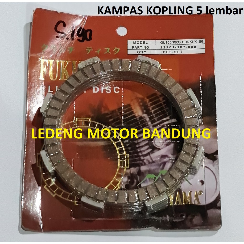 Kampas Plat Kopling GL-100 grand supra mx-new tiger cs1 minerza zx135