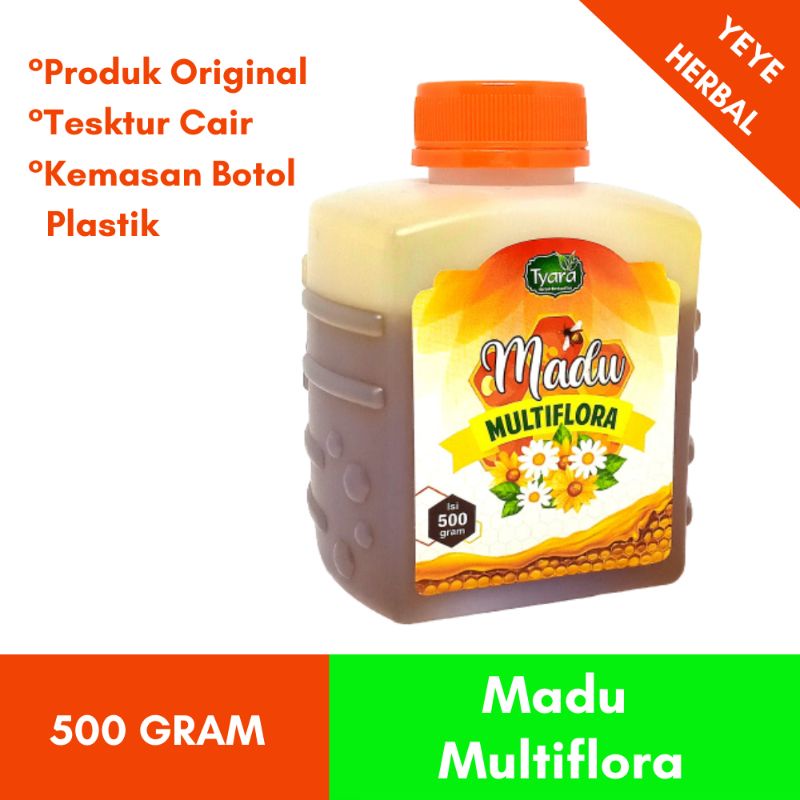 

Madu Murni Multiflora Tyara 500 gram