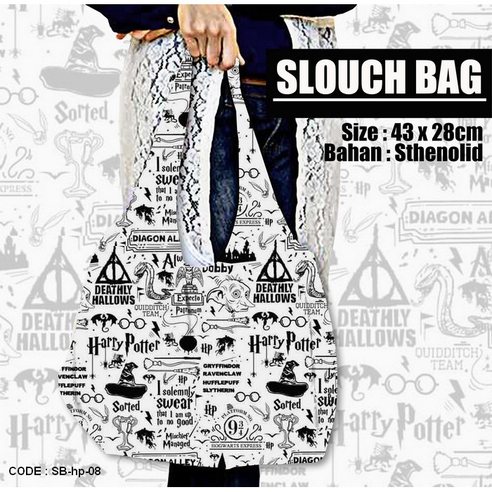 SLOUCH BAG / SHOULDER BAG - HARRY POTTER SERIES.08