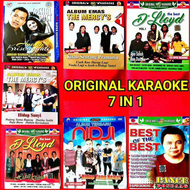 VCD original karaoke lagu kenangan nostalgia