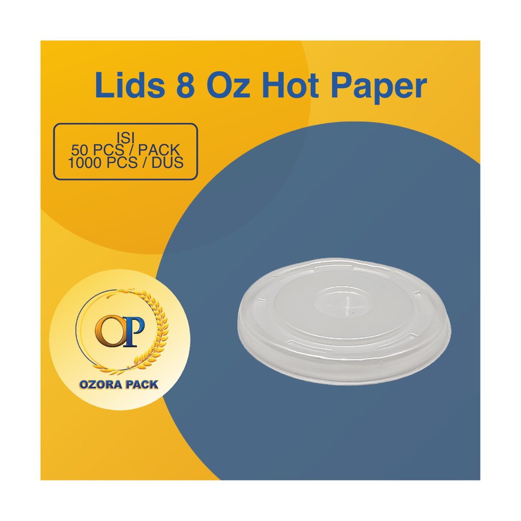 Jual Lids Oz Hot Paper Tutup Paper Cup Oz Pet Pp Hot Lids