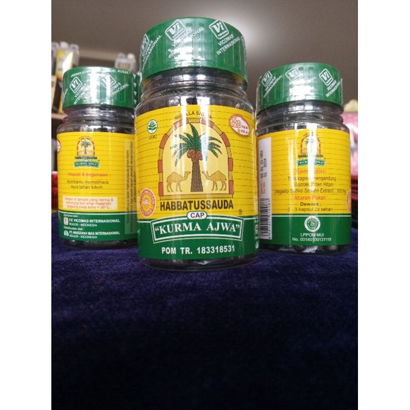 Habbatussauda cap "Kurma Ajwa"