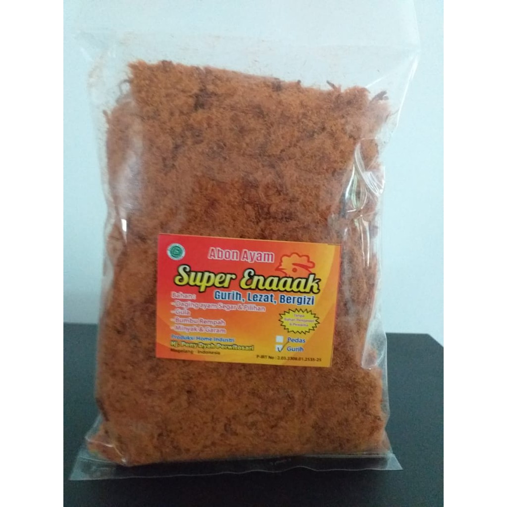 

Abon Daging Ayam Asli 100% "Super Enaaak" 100 gr (Original)