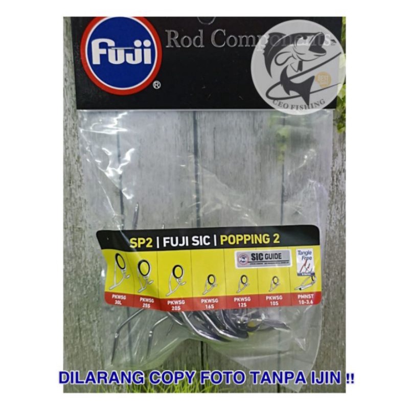 Ring Fuji Sic Guide Popping SP2 2 Rod Component