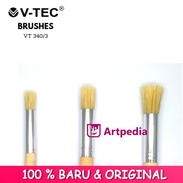 

Dijual V-Tec Brush VT-340 set 3 - Kuas Lukis set 3 - Kuas Vtec Terbatas