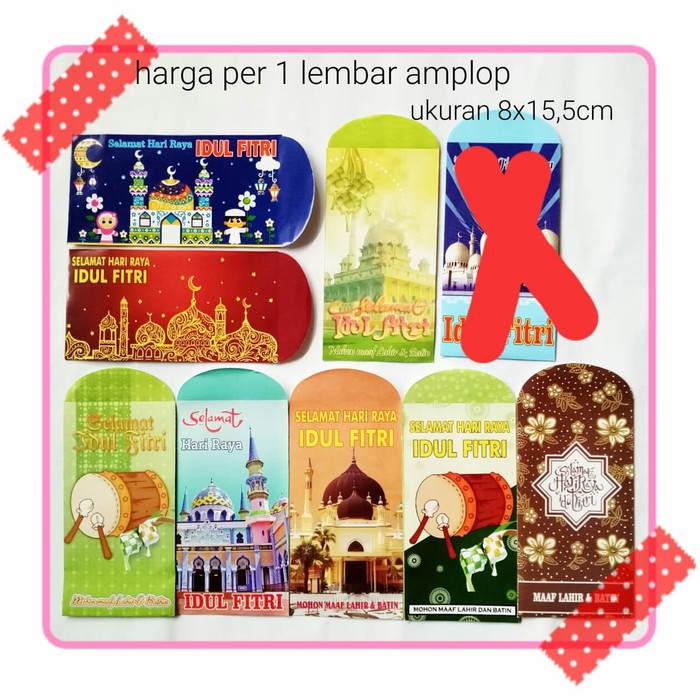 

Murah amplop lebaran / angpao lebaran idul fitri ukuran besar Elegan