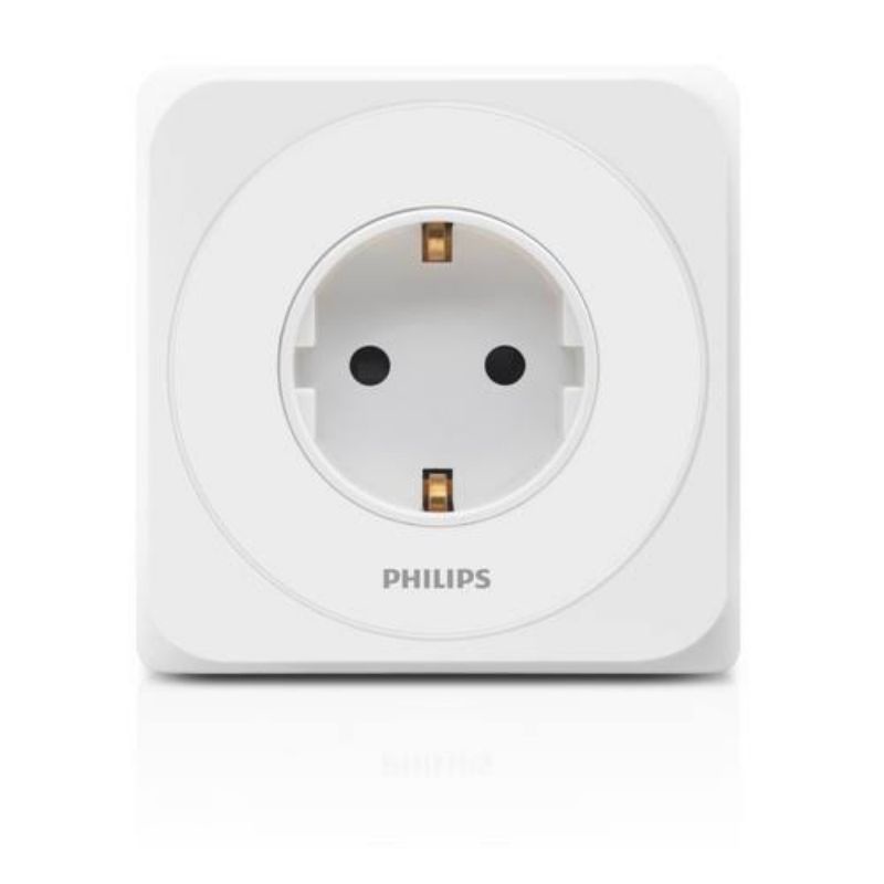 Stop Kontak Arde IB Tanam Tembok 2P PHILIPS Simply Standar SNI