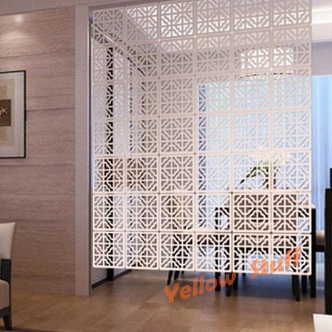 Ready CVGKJ PENYEKAT RUANGAN PARTISI RUANGAN MINIMALIS TIRAI PEMBATAS RUANGAN DEKORASI DINDING CHINE