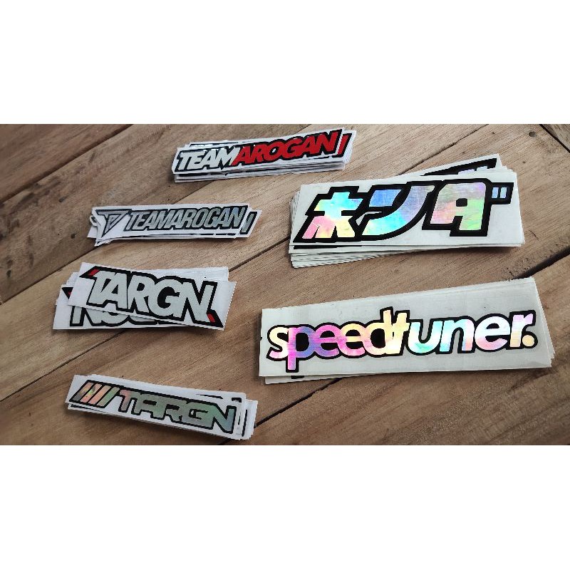 

sticker hologram custom / sticker speedtuner / team arogan