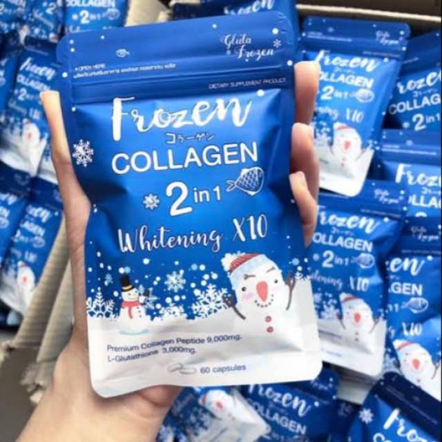 ✓ORIGINAL FROZEN COLLAGEN 2IN1 HALAL (60 CAPSULE)