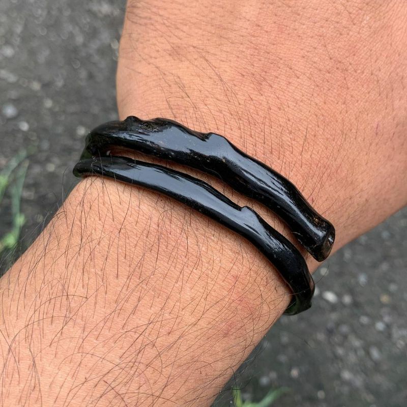 Gelang akar bahar /Gelang akar bahar polos/Gelang akar bahar size kecil/Gelang akar bahar lentur/Gel