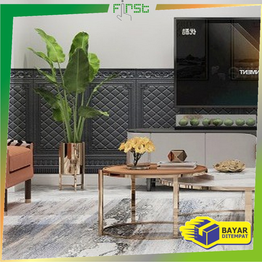 FH-C217 - C224 Wallpaper 3D Foam Motif / Wallfoam Sticker Dinding Kamar / Walpaper Dinding Bata-6