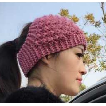 Korea Rajutan Bertepi Lebar Ikat Kepala Wanita Penutup Rambut Putih Ikat Kepala Manis Mori Wanita Hangat Ikat Kepala Ikat Kepala Rambut Aksesoris Hairband