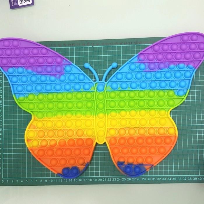 Mainan Pop It Jumbo 28 X 40 - Pop It Grosir /Pop It Murah - Butterfly Pop |