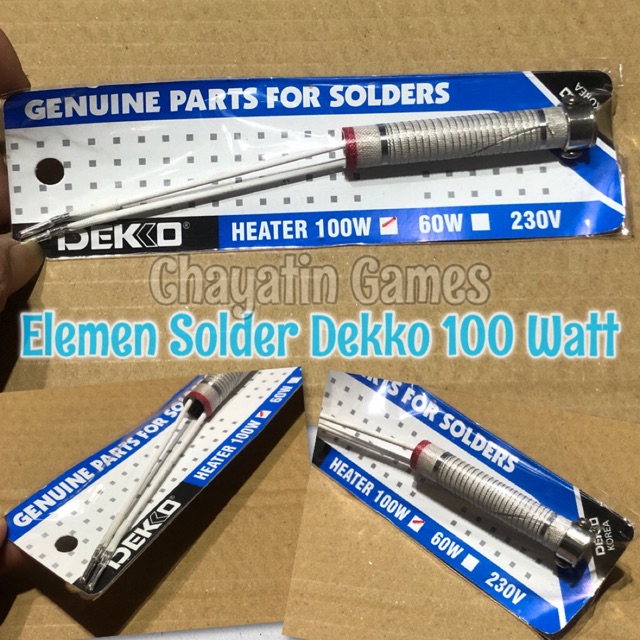 Elemen Solder Original DEKKO 100 Watt Untuk type DS100-N