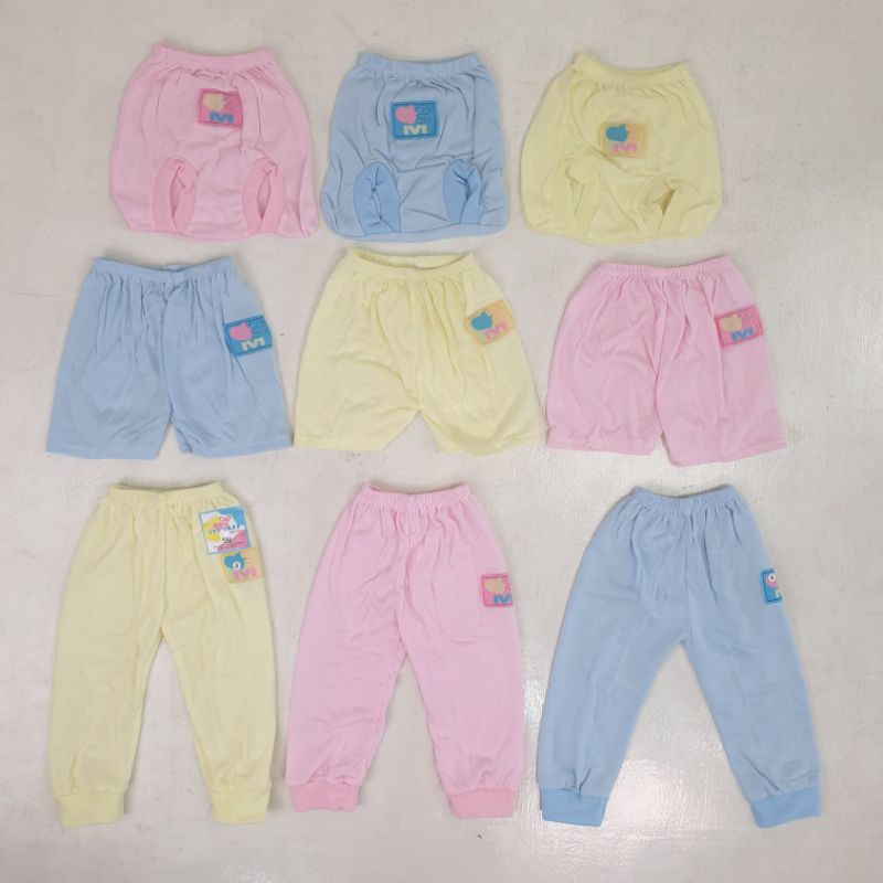 Celana Bayi IVI Celana Cotton100% SNI 3 Pcs