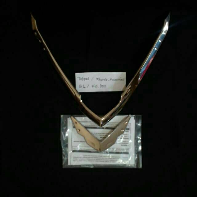 Aksesoris vario 125 150 Led OLD Original Honda - garnish Batok dan Lampu Chrome