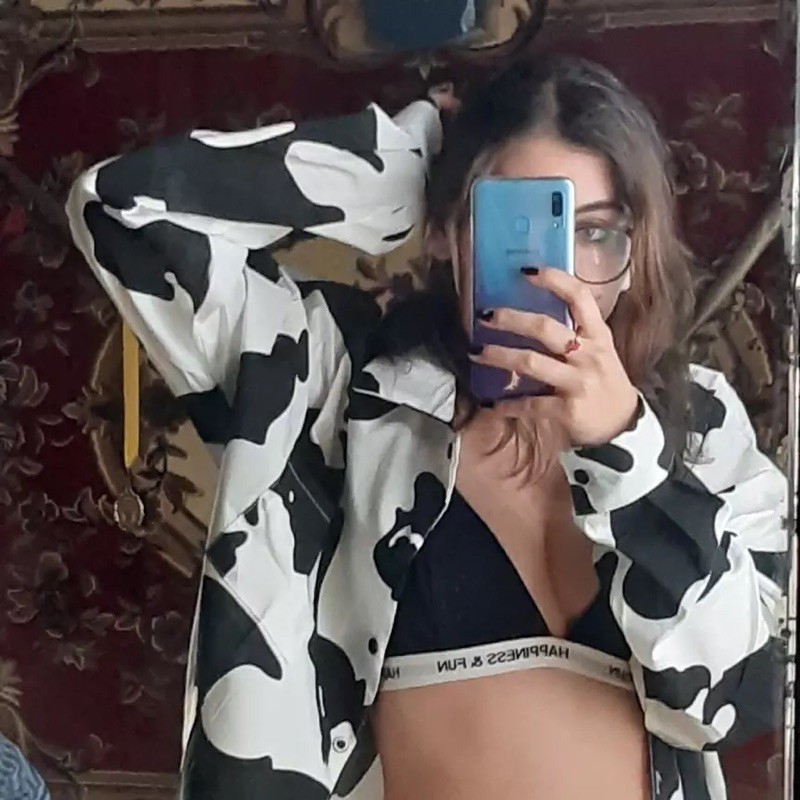 KEMEJA IMPORT PRIA WANITA KOREA AMERIKA BTS COW BRITISH VINTAGE ORIGINAL HN35