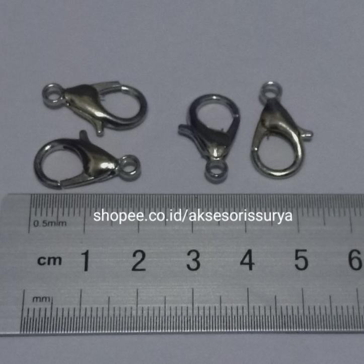 

1.1 Fasion sale Kait udang/ Kokot udang 2cm Silver (12pcs)