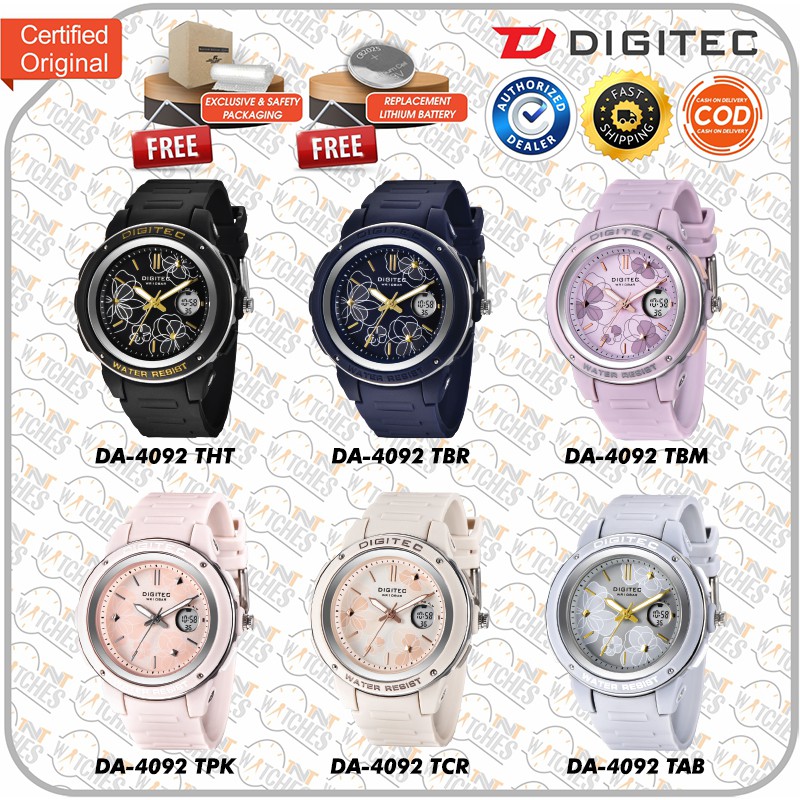 Jam Tangan DIGITEC DA-4092 / DA 4092 / DA4092 DG 3092 Watch ORIGINAL