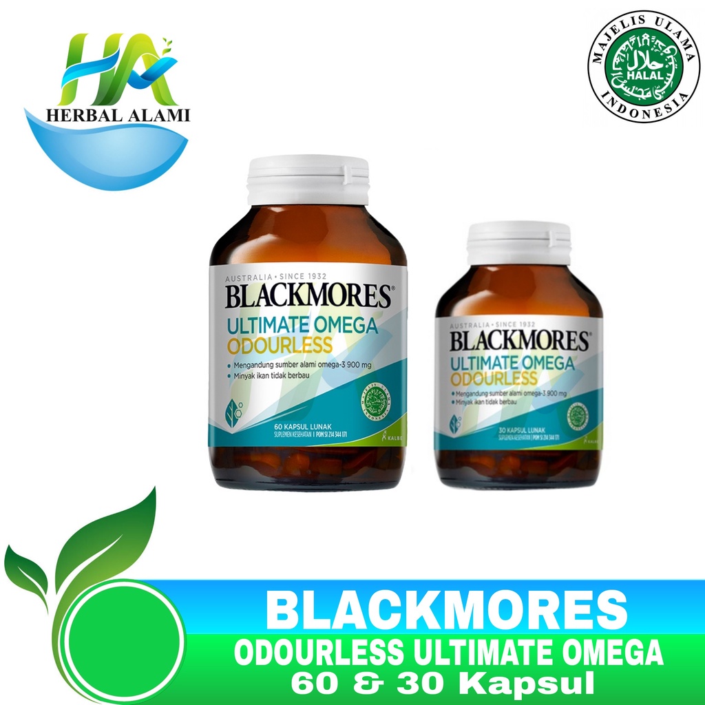 Blackmores Ultimate Omega Odourless - Minyak Ikan Omega 3