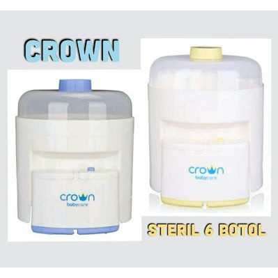 PROMO SPESIAL - CROWN STERIL 6 BOTOL SUSU BAYI / MESIN STERIL BOTOL CROWN