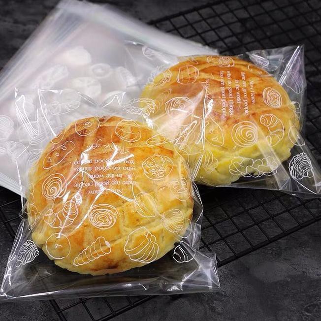 

TERMURAH Plastik roti donat lucu kemasan packing lucu 15x18+3 1611 10piece