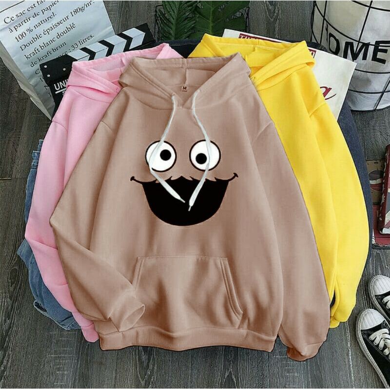 HOODIE WANITA BIG SESAME / HOODIE WANITA TEBAL