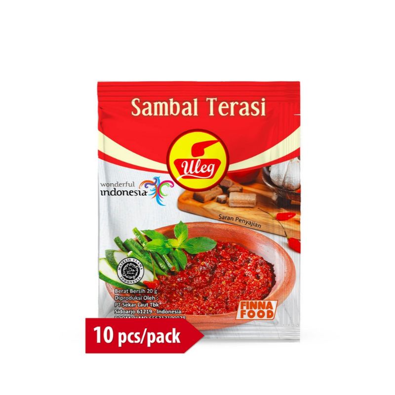 SAMBAL ULEG FINNA 21gr 1 Renceng Isi 10 Sachet