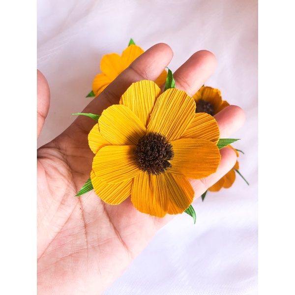 Bunga Klobot Motif Matahari