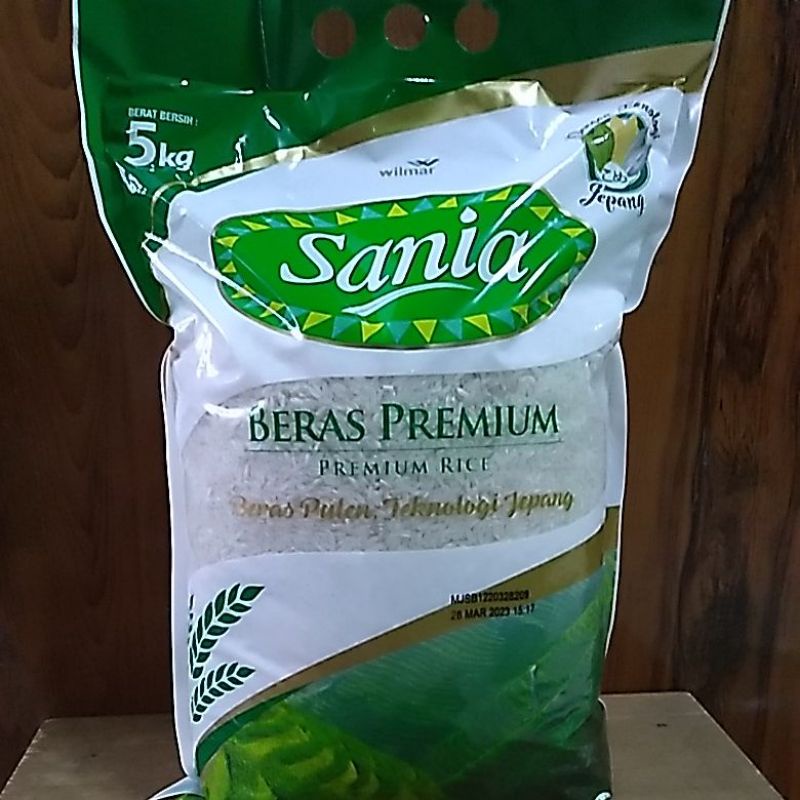 beras premium merk sania 5kg