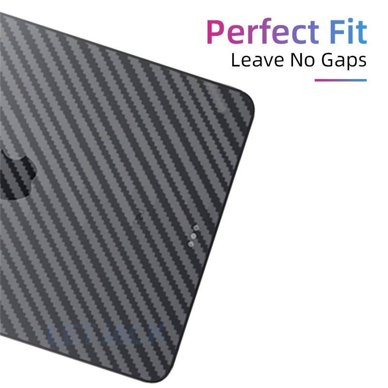 2PCS Back Carbon Fiber Protective Film For Apple iPad Pro 12.9 11 2021 2020 2018 Screen Protector for iPad Air 4 3 2 1 iPad 9 8 7 6 5 iPad 10.2 Mini 6 5 4 3 2 1 8.4 7.9 Film