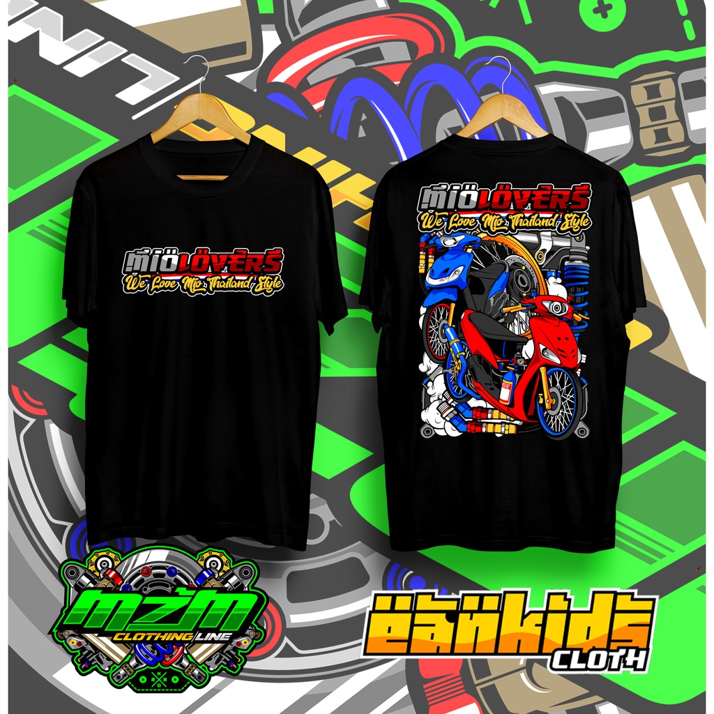 Baju kaos pria distro original/KAOS DISTRO  YAMAHA MIO LOVERS/kaos pria keren/pakaian pria/ mio love