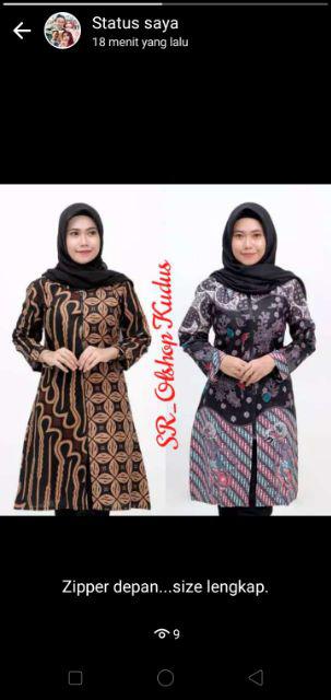 Atasan Batik Dolby Dolbi Dobby Doby Tenun Sutra Tulis Halus Katun Atbm Baron ,sarombit Atasan