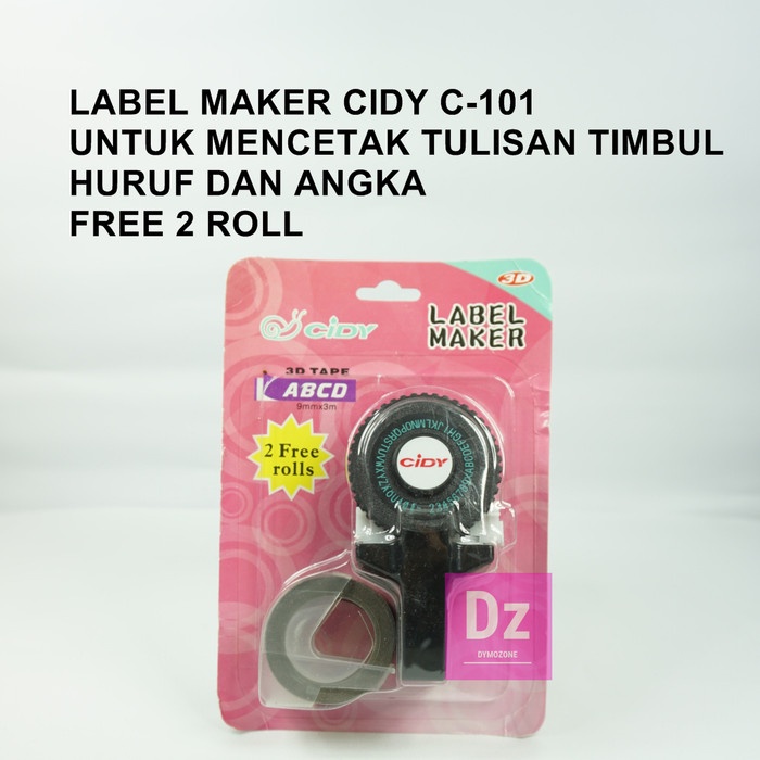 CIDY DYMO EMBOSSING LABEL MAKER